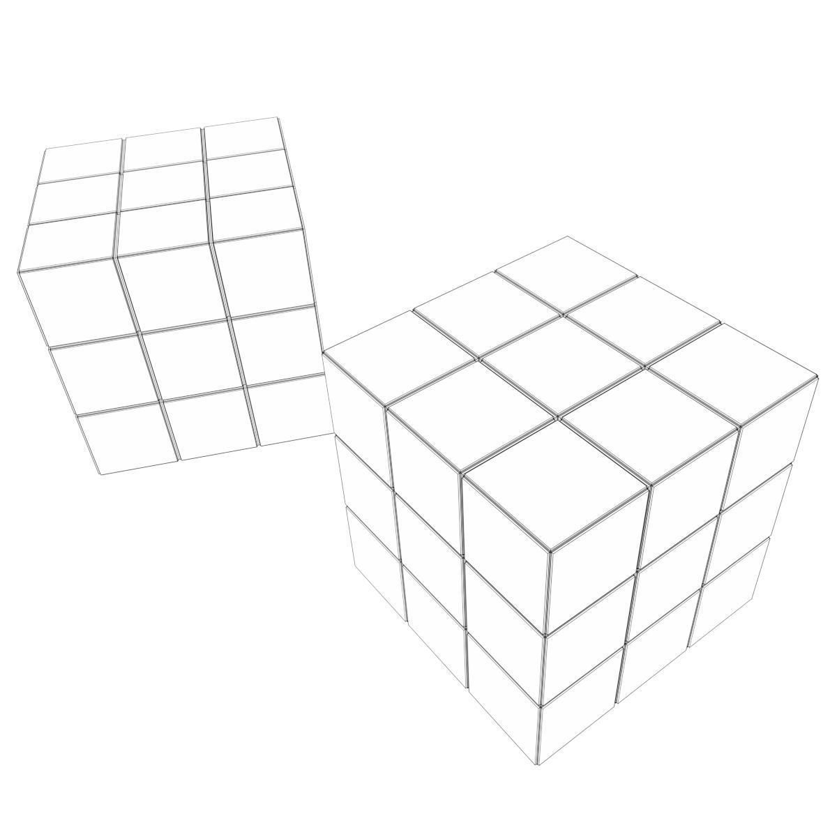 Объемный кубик Рубика
