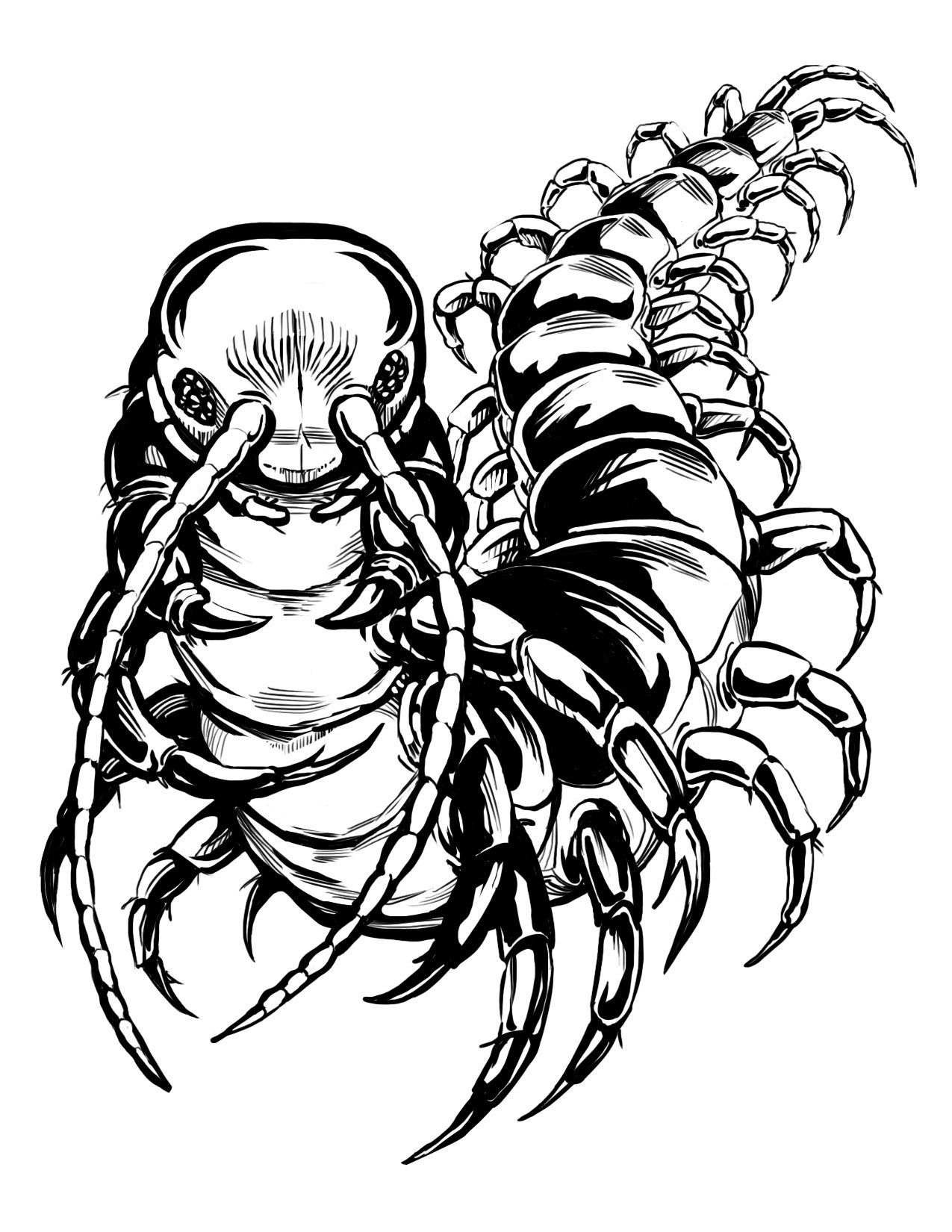 Centipede simple Art