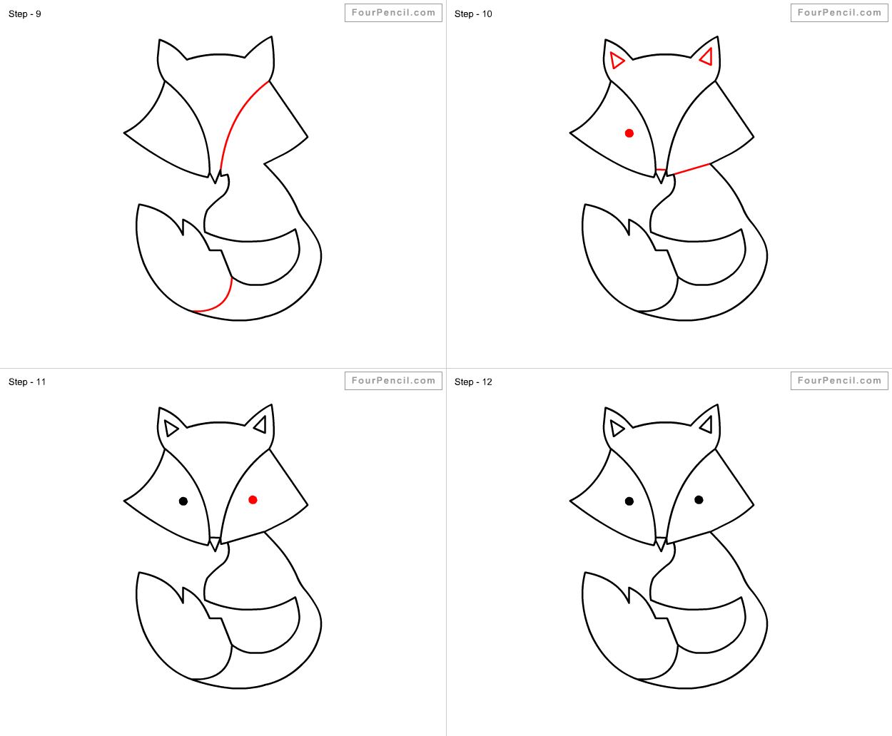 Лиса поэтапно карандашом. Схема рисования лисички для детей. Поэтапный рисунок лисы. Лиса поэтапное рисование для детей. Схема рисования лисы для детей.