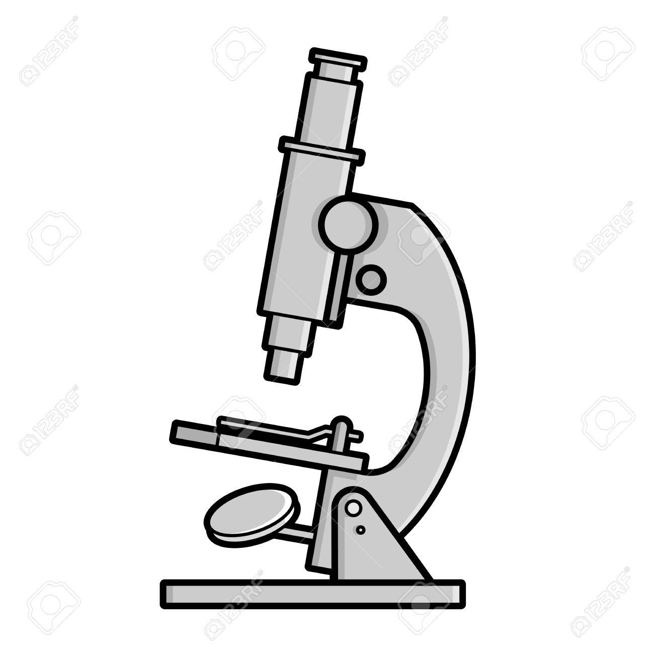 Микроскоп картинка для распечатки