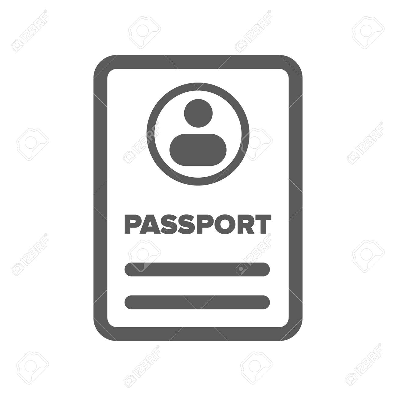 Паспорт силуэт