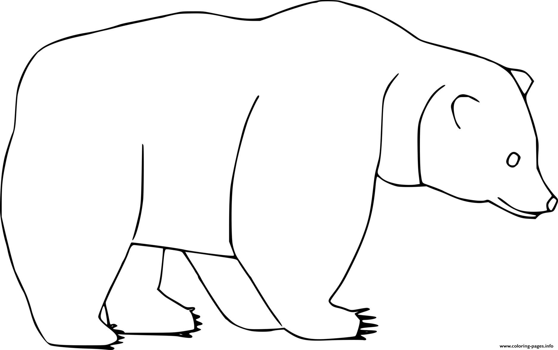 Пермский медведь раскраска