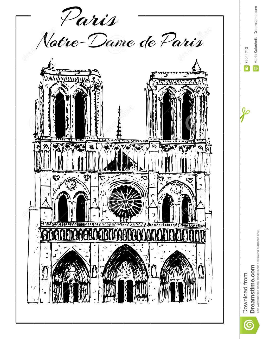 Собор Парижской Богоматери символ