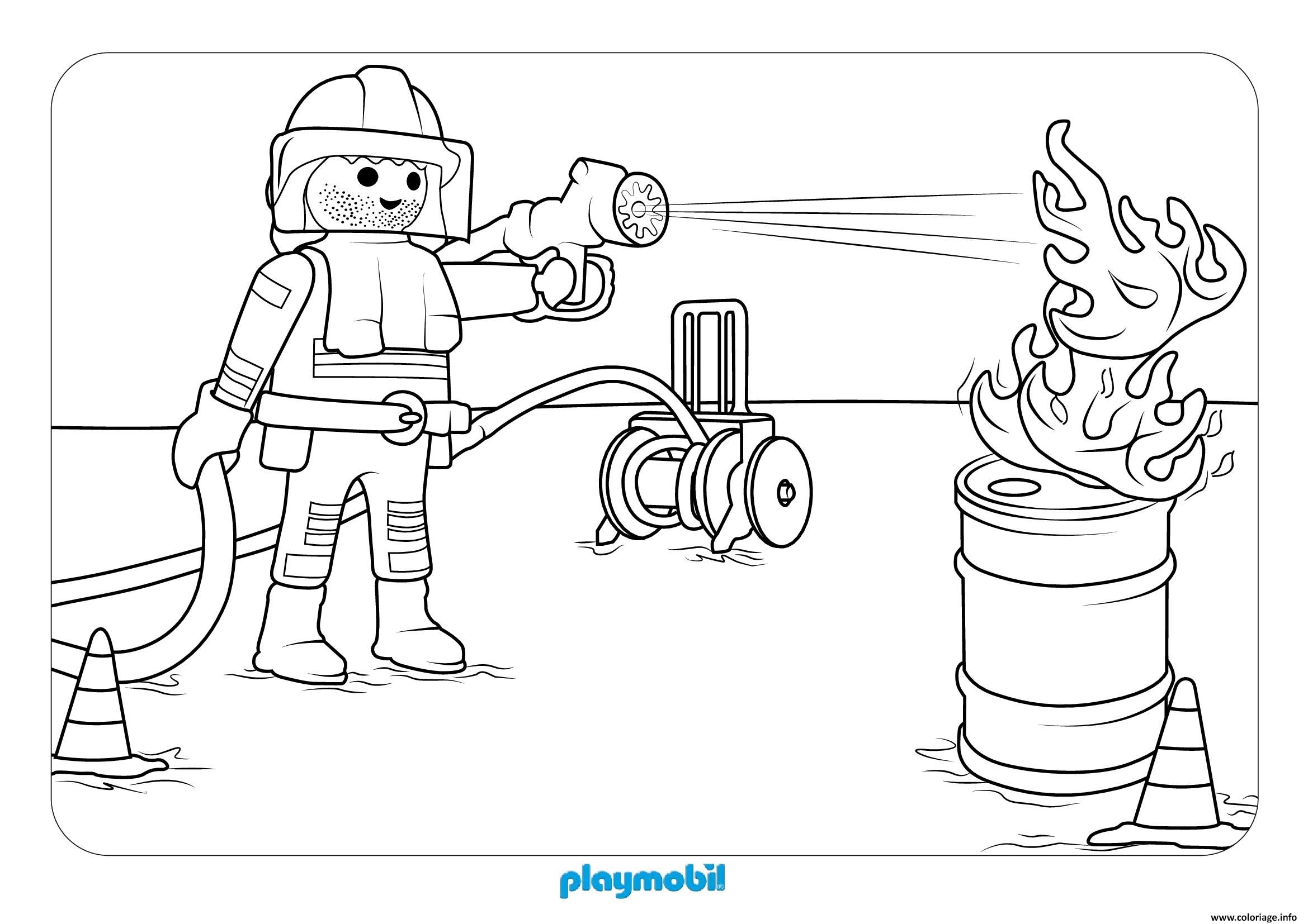 Раскраска лего Сити пожарные