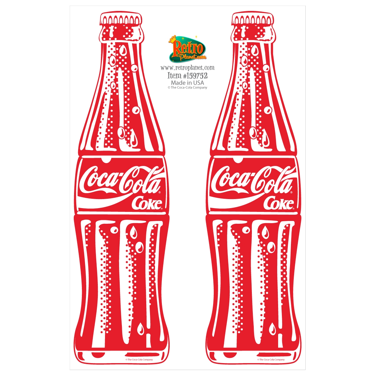 Стикеры Coca Cola