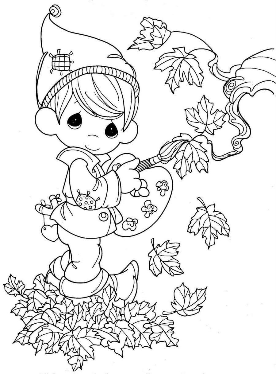 Раскраски зол, Раскраска на тему осень золотая для детей распечатать бесплатно Осень.