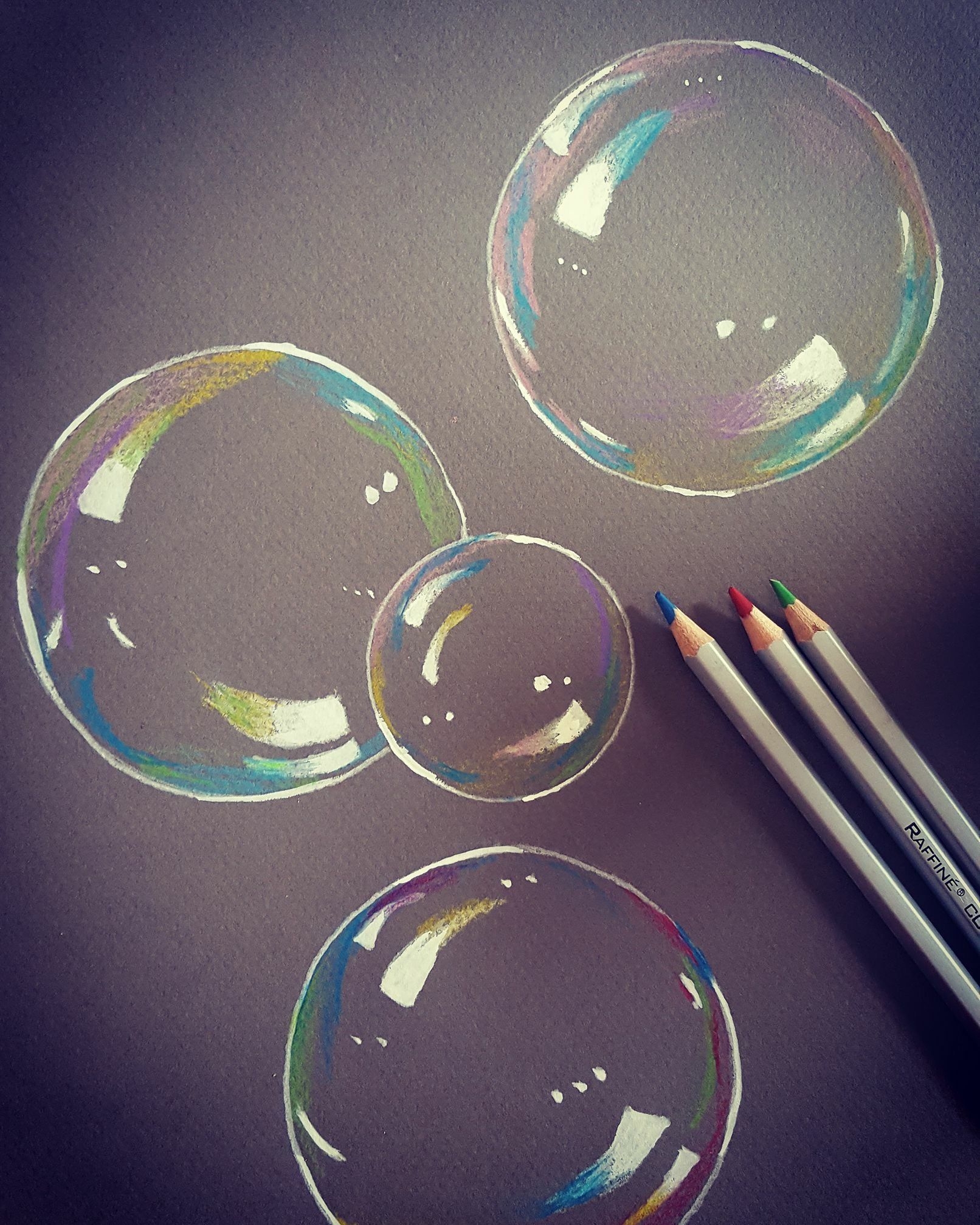 Пузыри акварелью