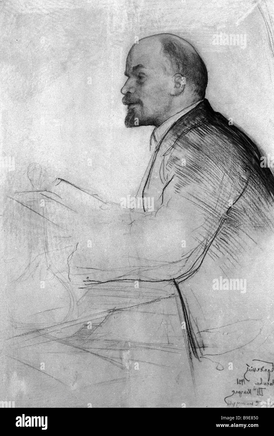 Исаак Бродский портрет Ленина