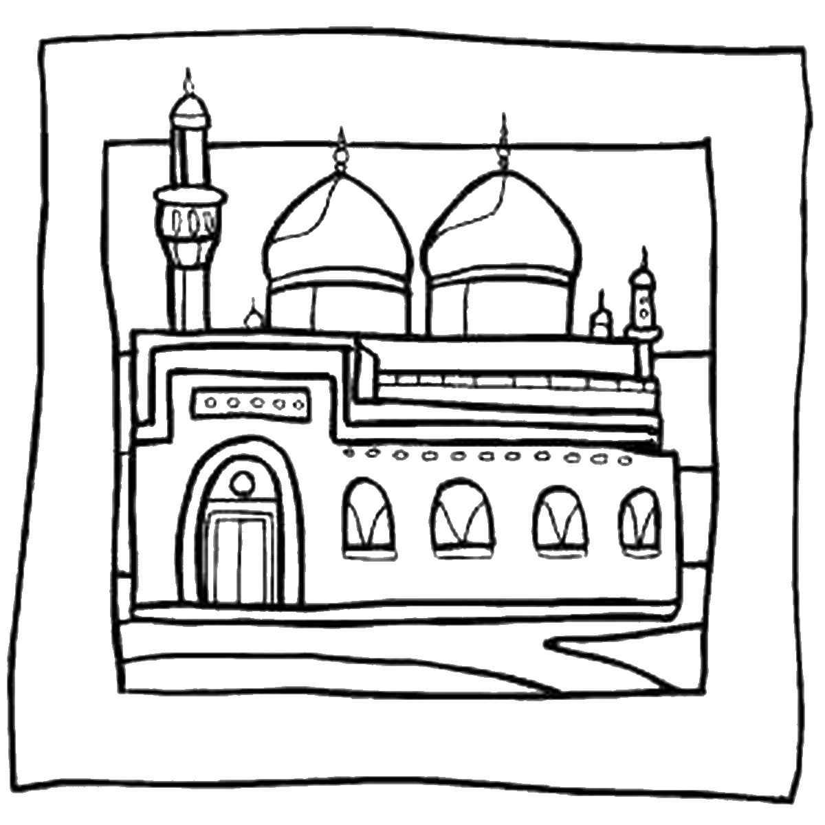 Мечеть распечатка