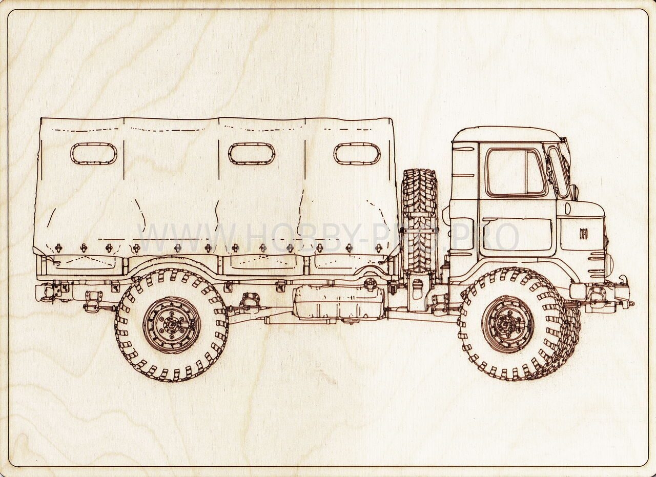 ГАЗ военный грузовик с спереди