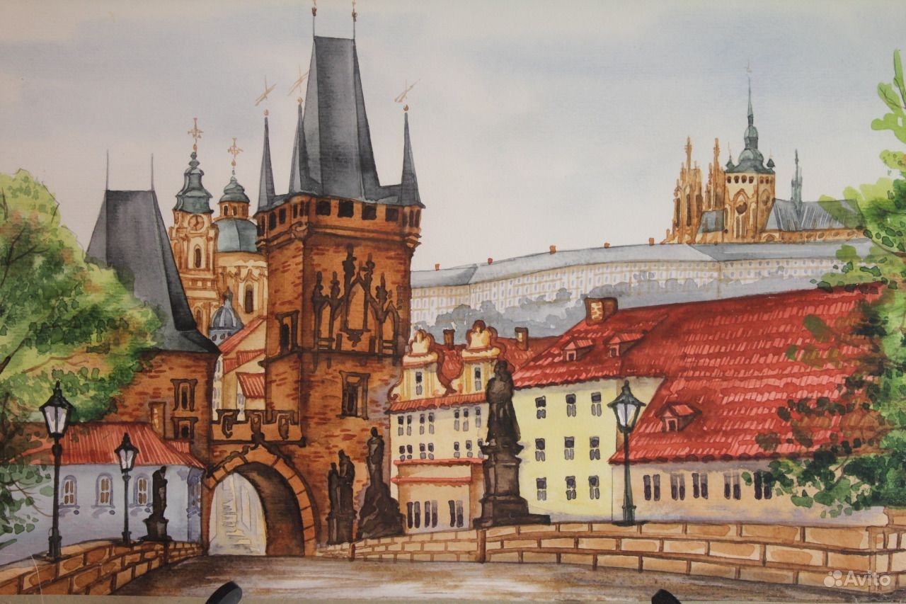 Картина Чехия Прага