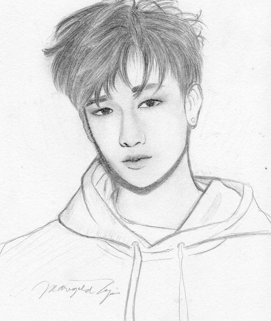 Рисунок stray kids для срисовки