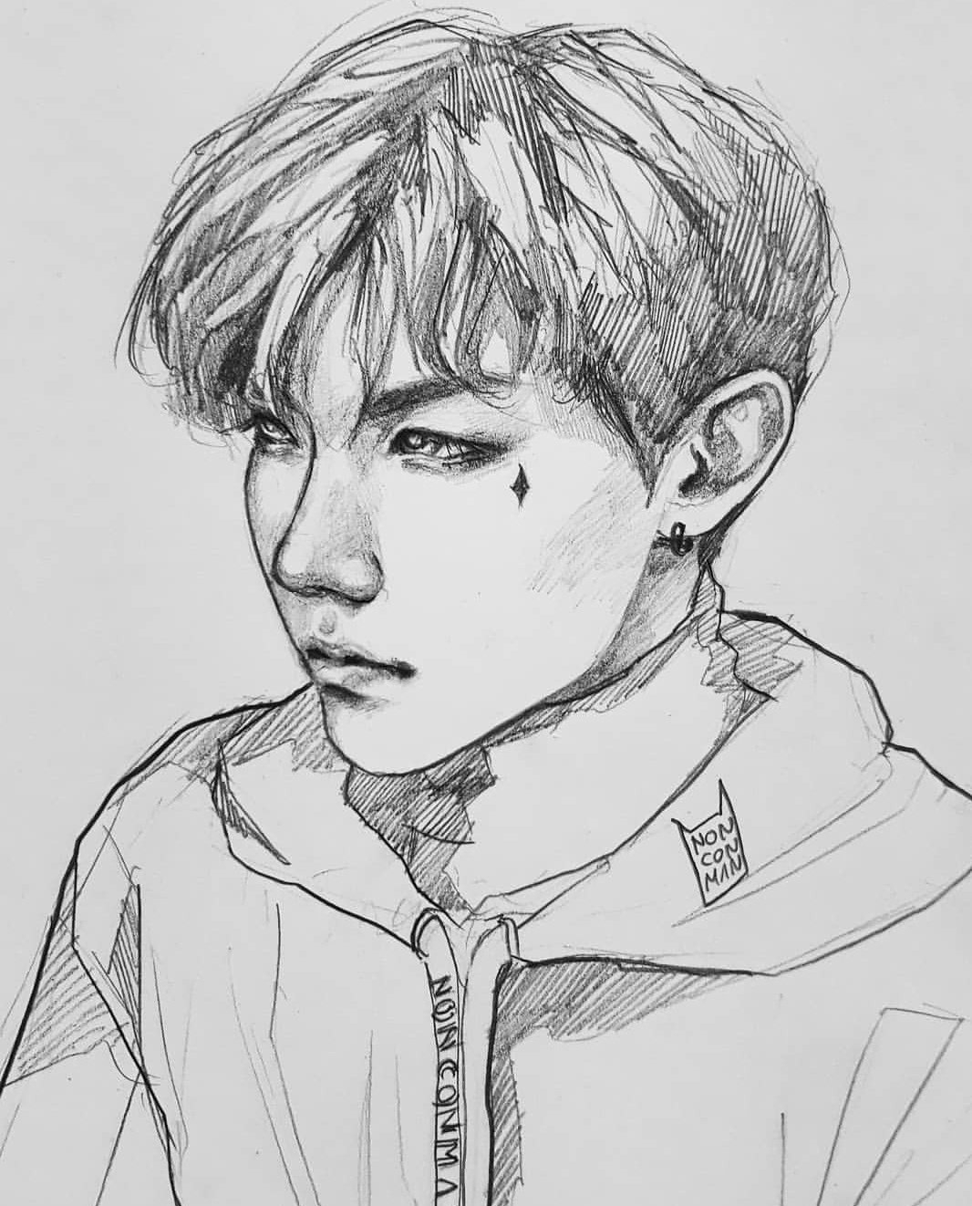 Stray kids рисунки карандашом