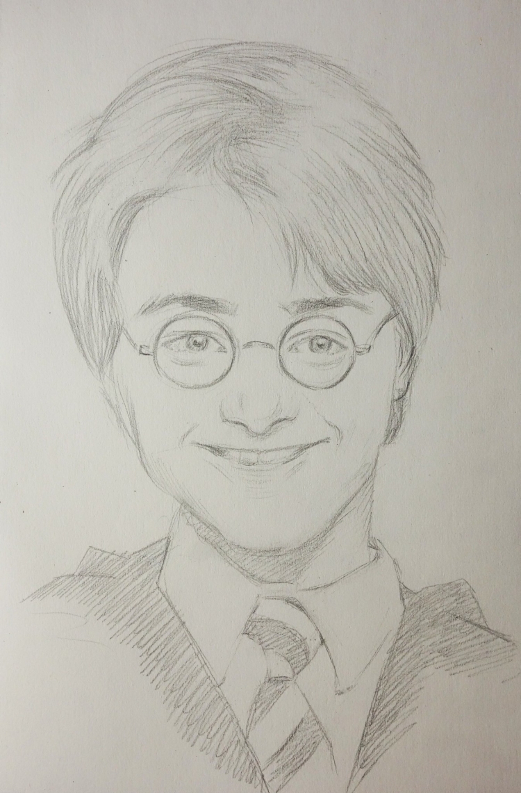 Гарри Поттер портрет легкий