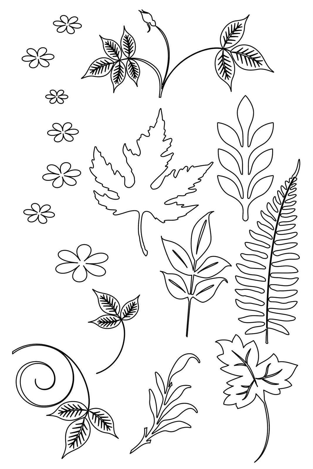 Листья Цветов Из Бумаги