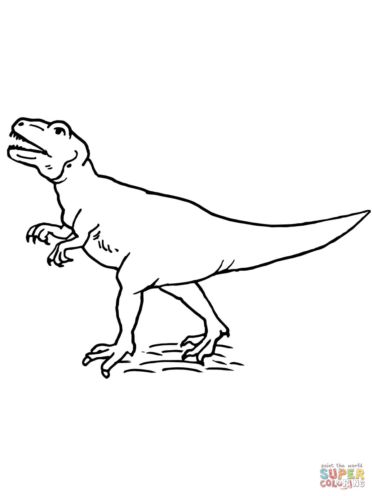 Раскраска динозавры Полозавр