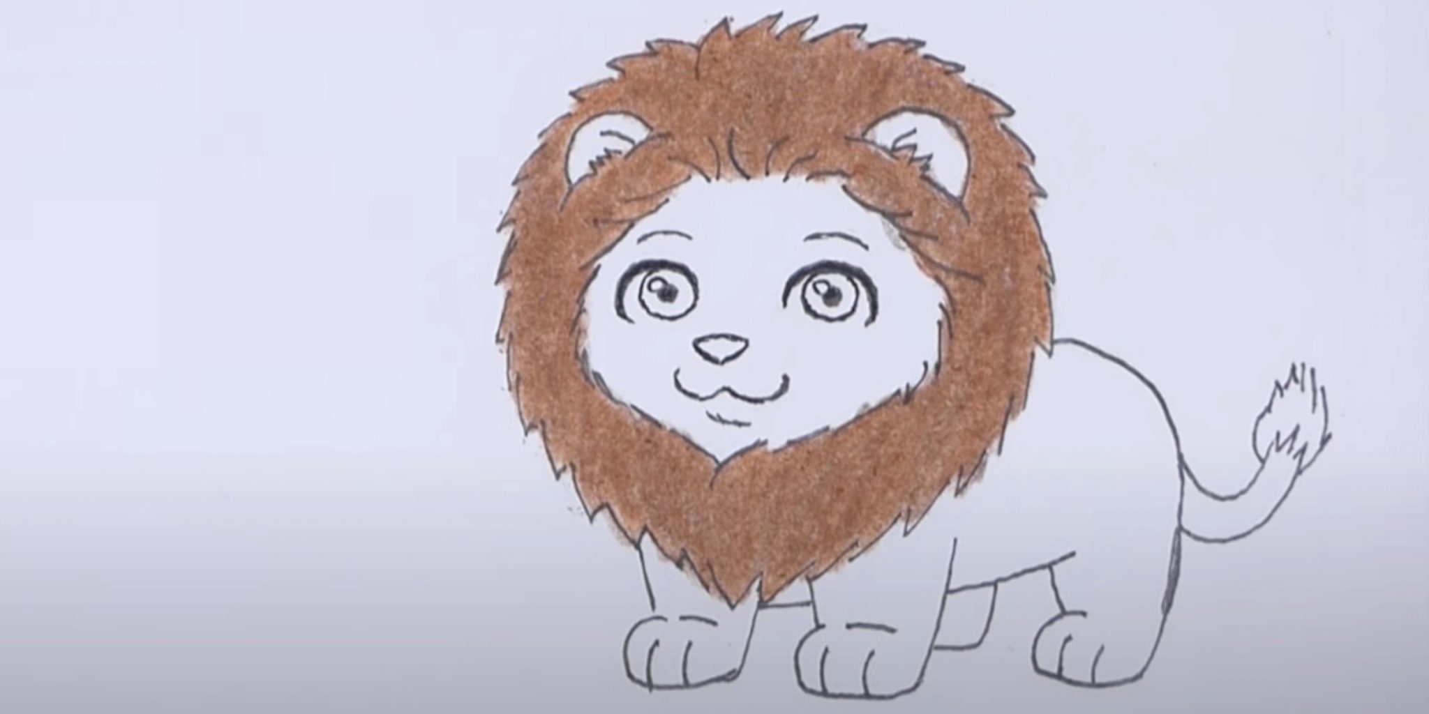 Нарисовать Льва пошагово