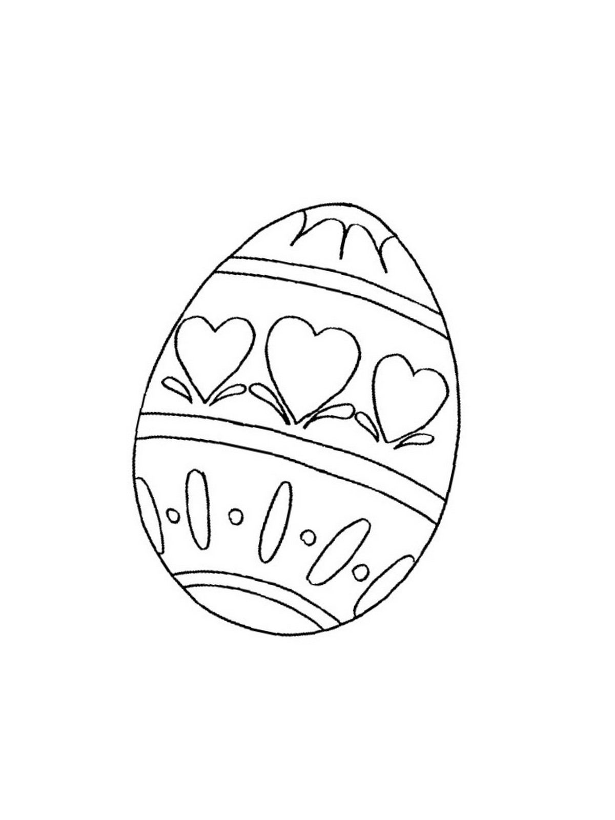 Нарисовать пасхальное яйцо