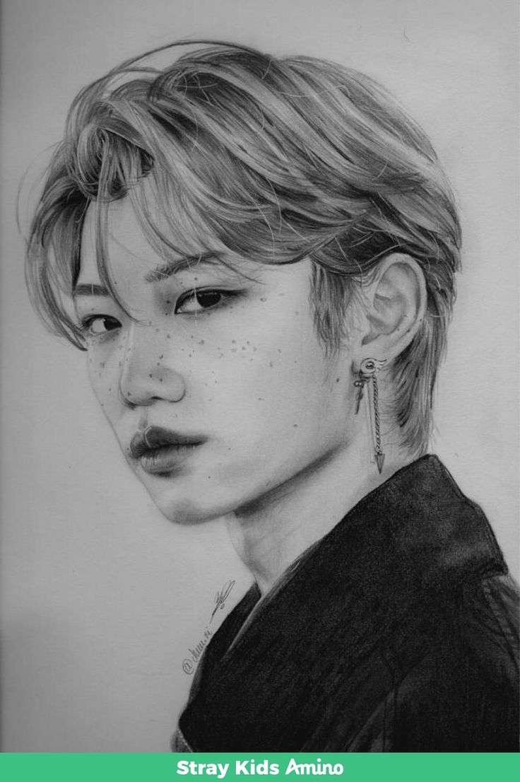 Рисунок феликса из stray kids