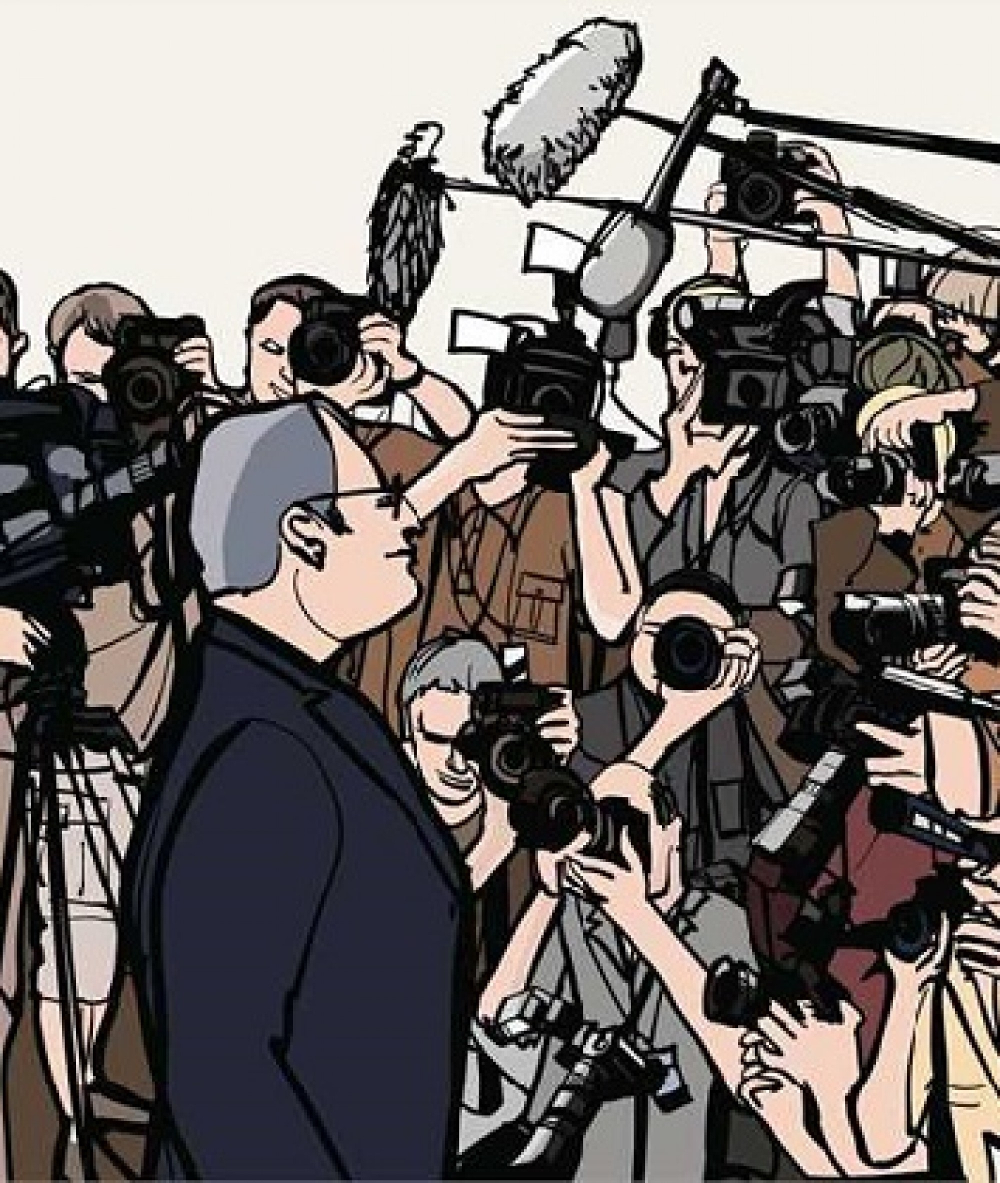 Толпа репортеров