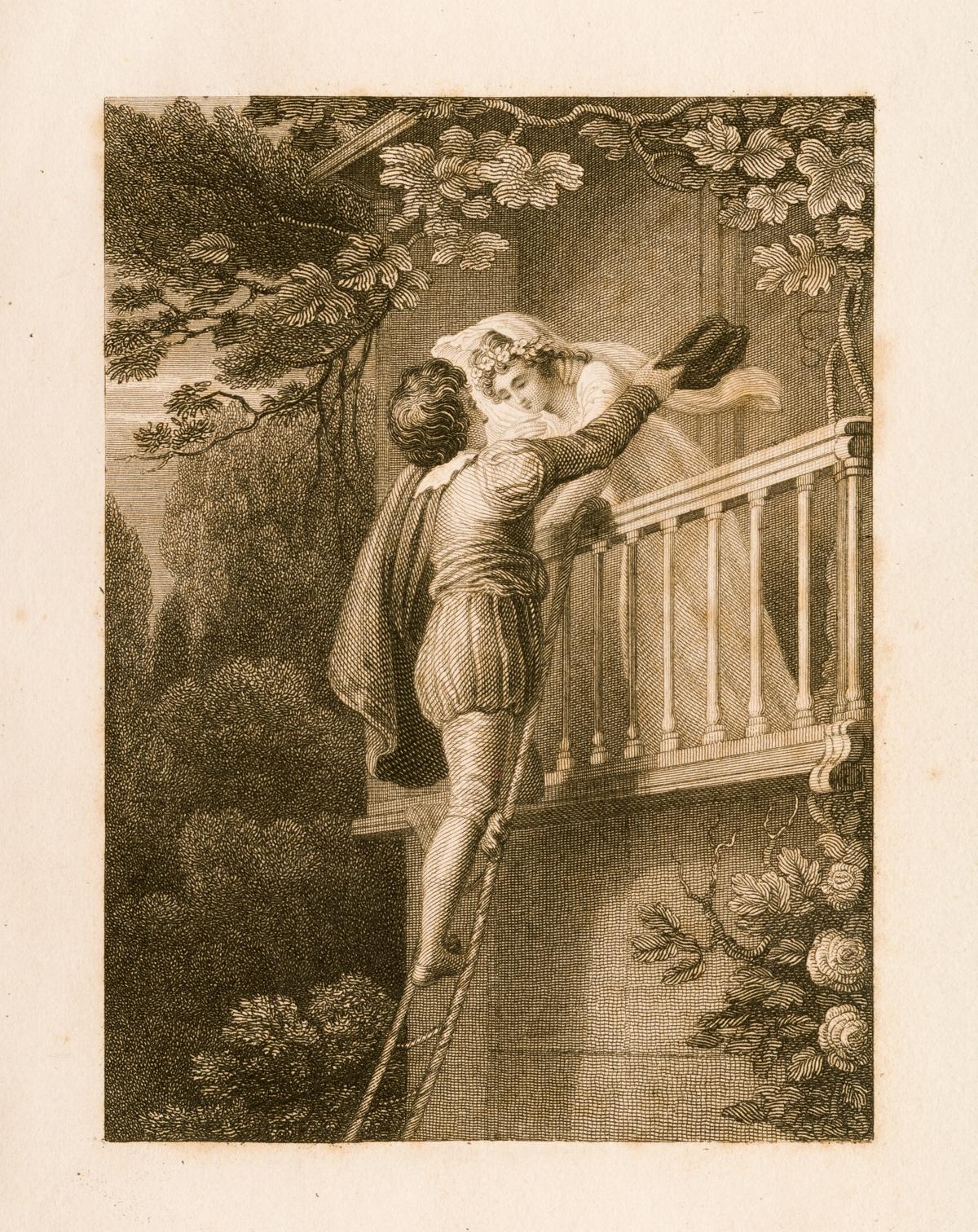 Картина Ромео и Джульетта на качелях