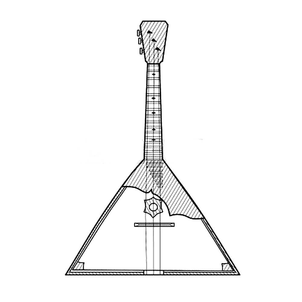 Балалайка рисунок для детей