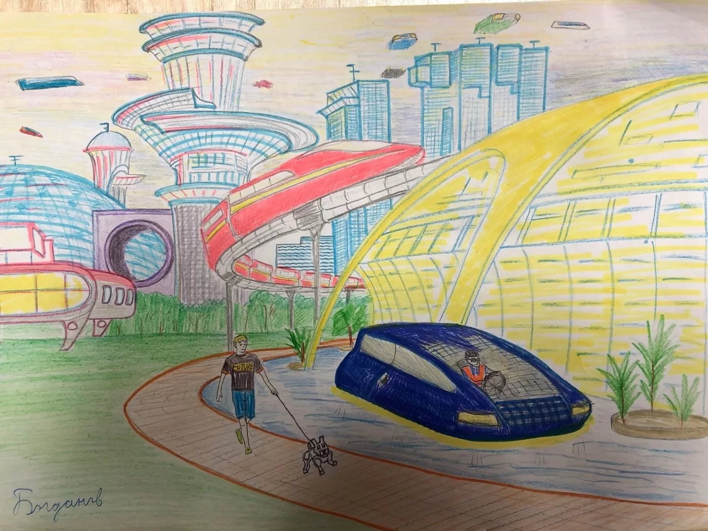Город через времена и страны. Город будущего рисунок. Город будущего рисунок для детей. Рисунок на тему город будущего. Город будущего детские рисунки.
