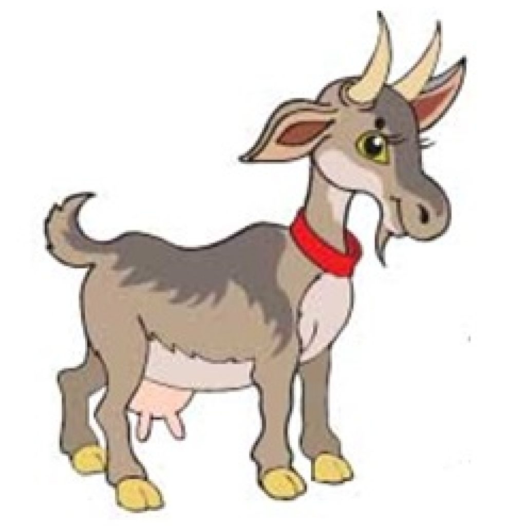 Изображение козы для детей
