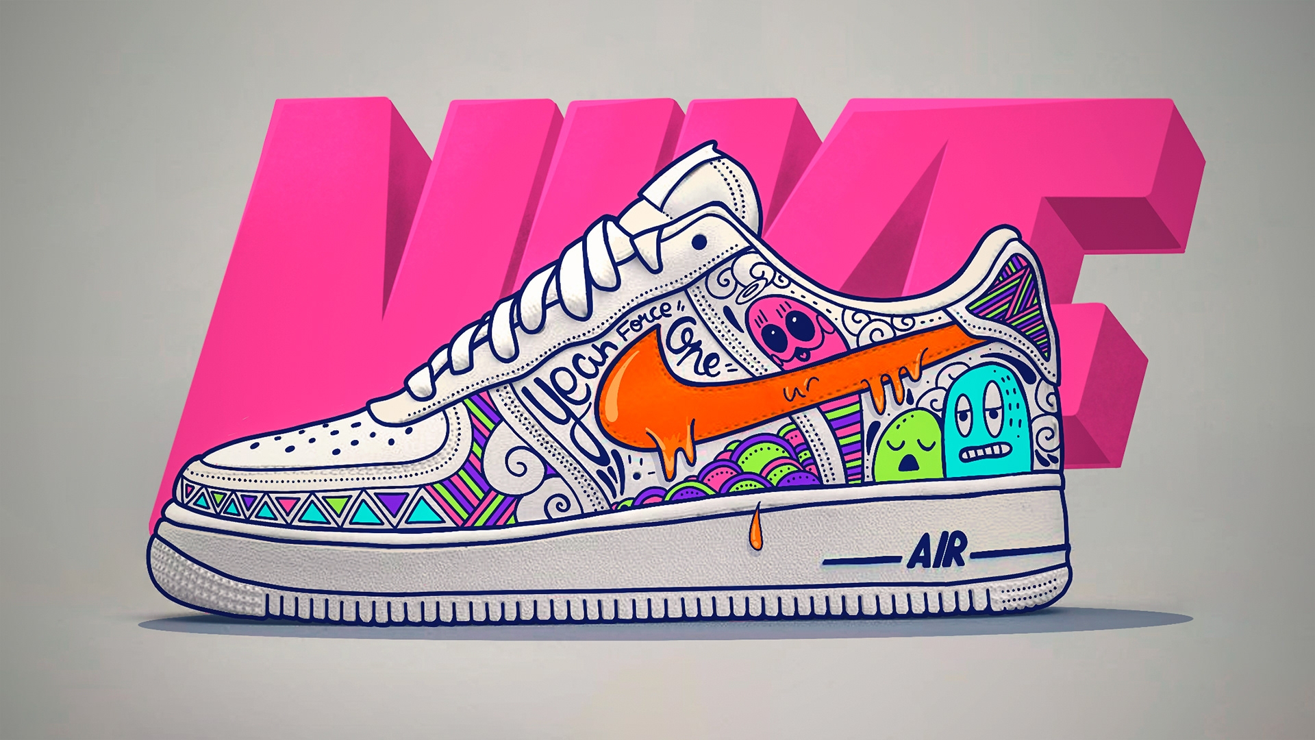 Air draw. Nike Air Force 1 drawing. Найк АИР Форс арт. Nike Air Force кастом. Nike Air Force лого.