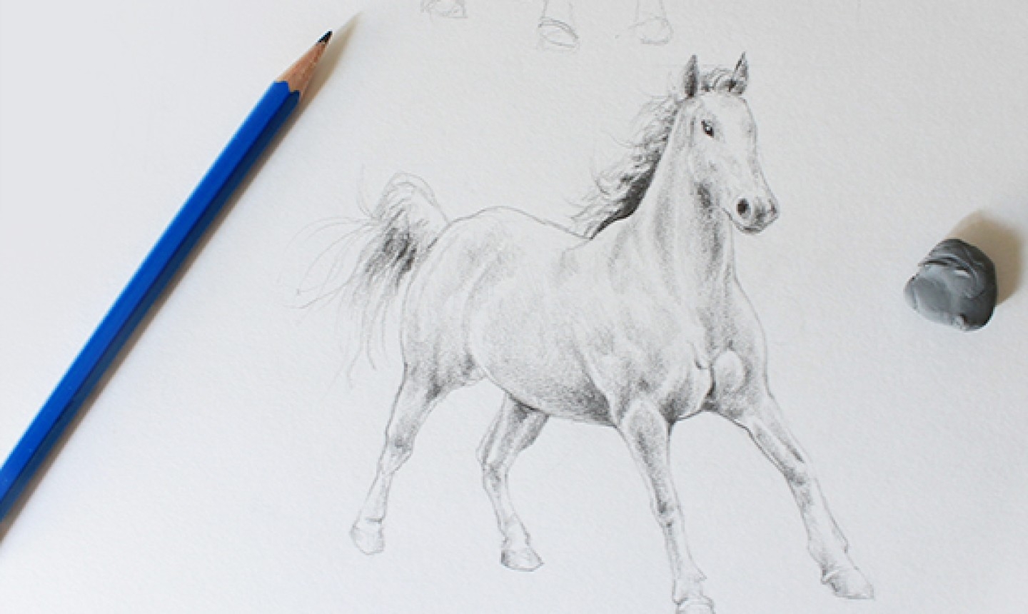 Рисунки лошадей которые раскрашены фломастерами или карандашами