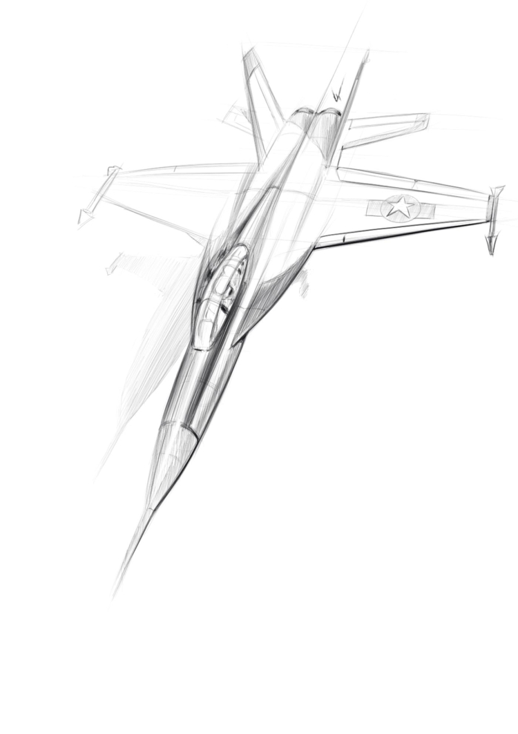 Рисунки самолета карандашом