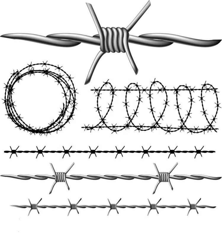 Как рисовать колючую проволоку