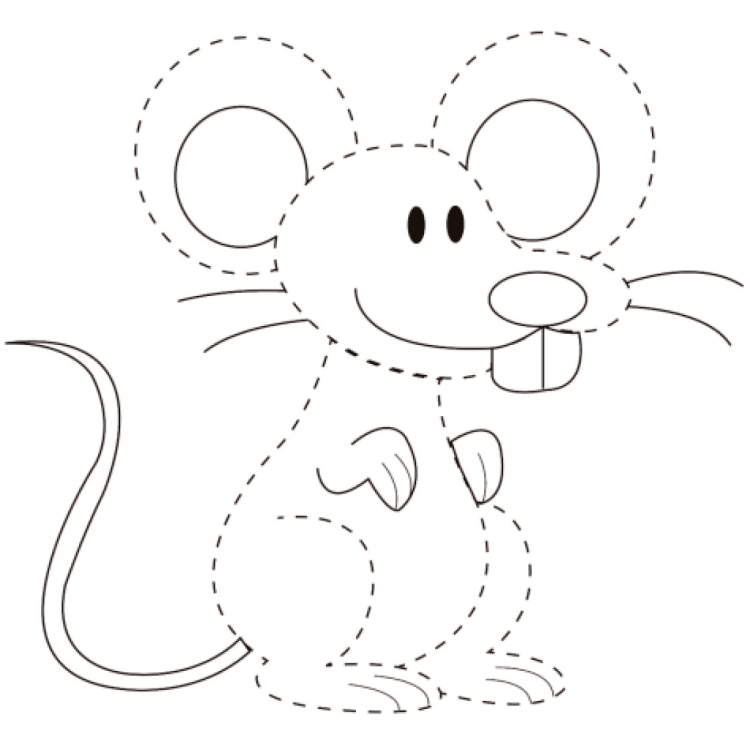 Мышка норушка раскраска