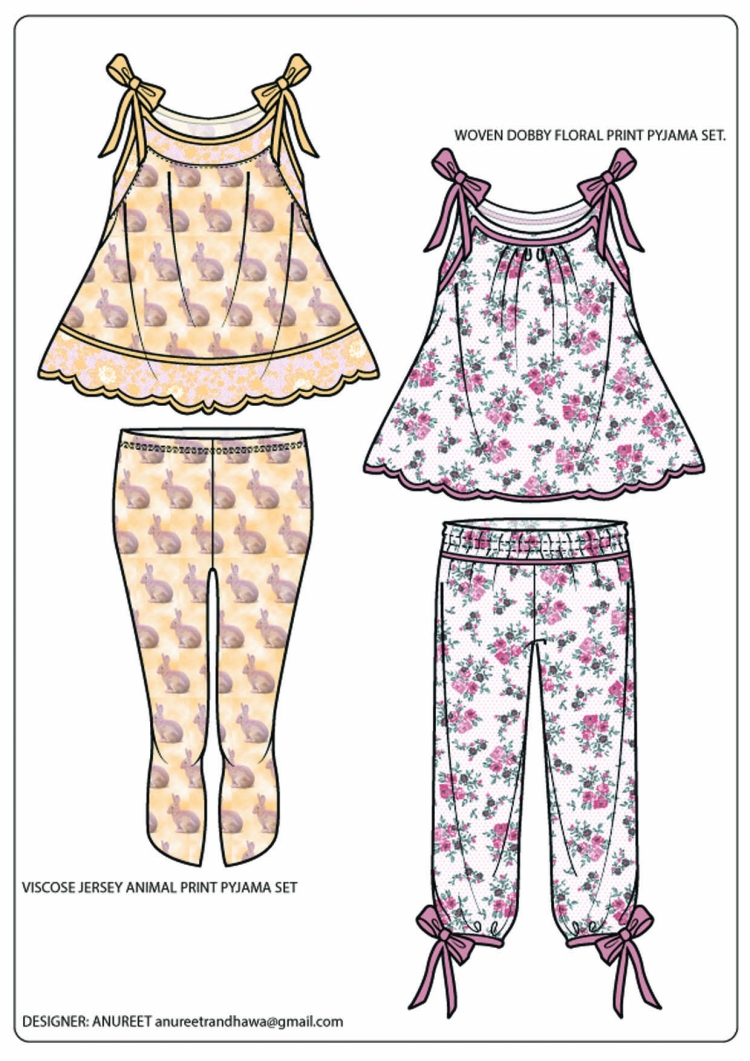 Одежда для кукол пижама