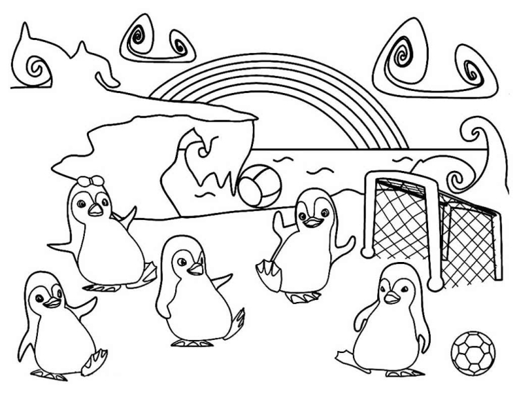 Пингвин рисунок раскраска (45 фото) » рисунки для срисовки на instgeocult.ru