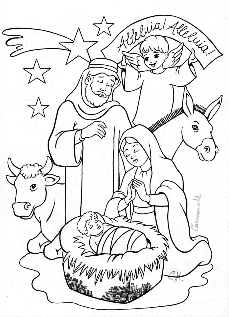 Рисунки рождество христово