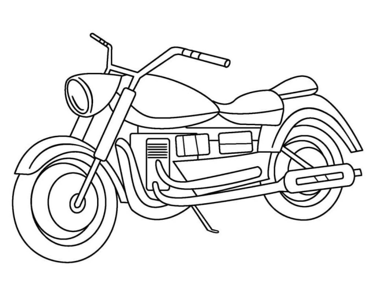 Мотоциклы раскраски