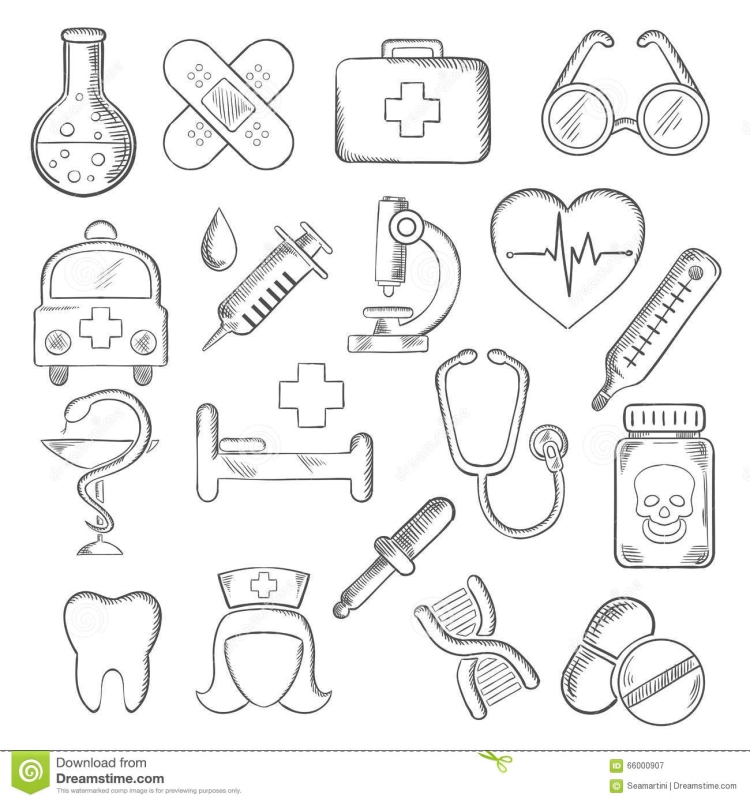 Медицинские картинки для срисовки