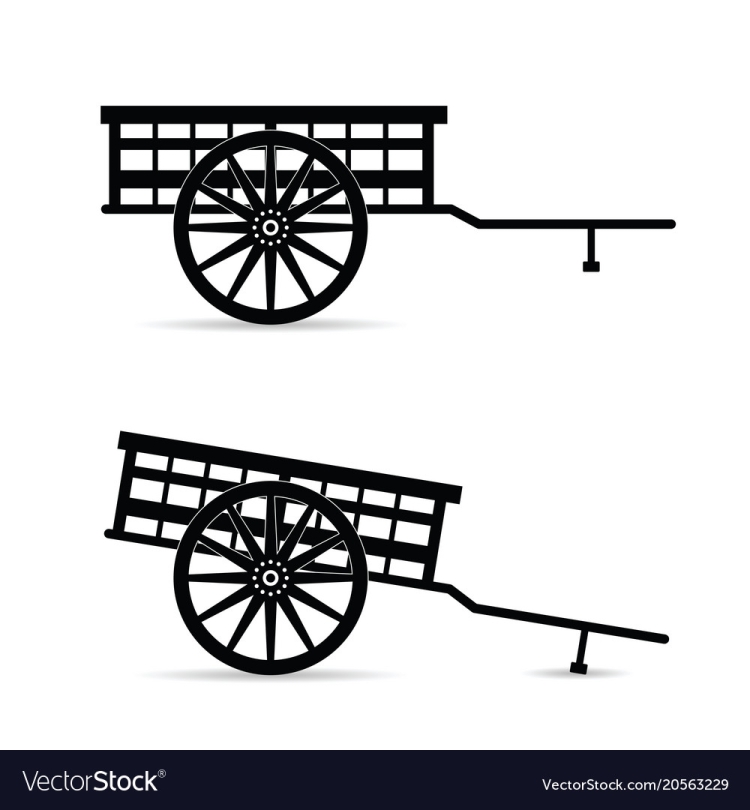 Старая телега рисунок