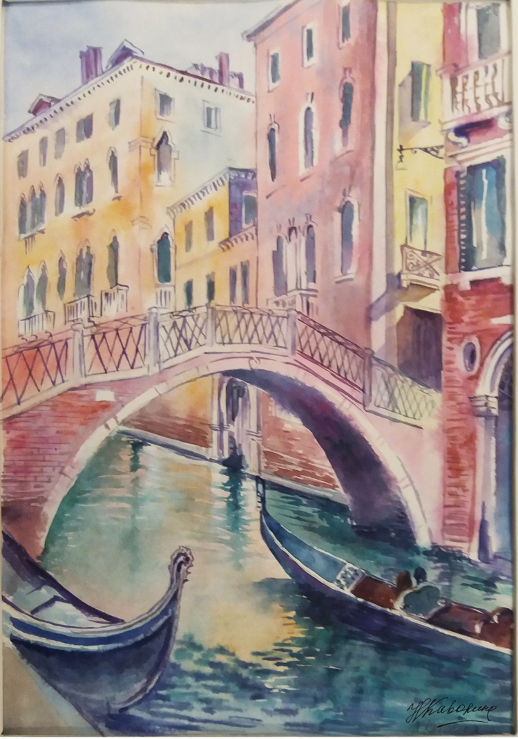 как нарисовать венецию