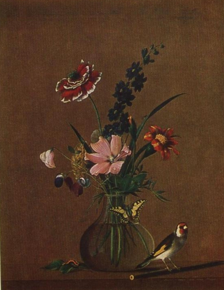Описание натюрморта толстого букет цветов