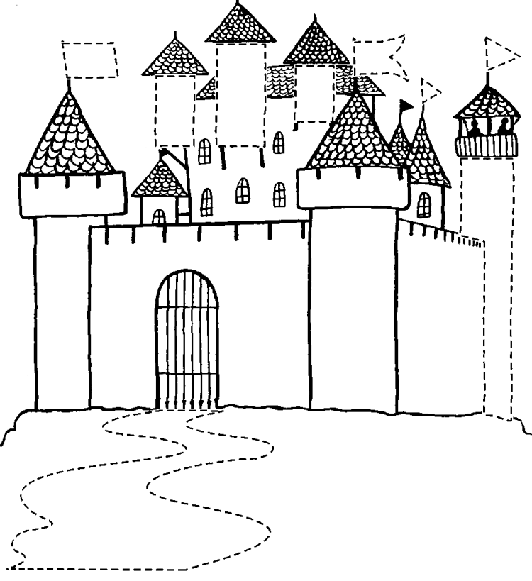 Замок рисунок. Замок рисунок карандашом. Средневековый замок рисунок. Рисование средневекового замка.