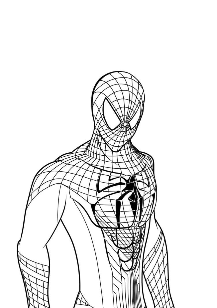 Нарисовать костюм человека паука - 94 фото