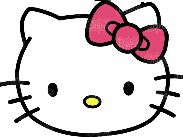 Hello kitty для срисовки