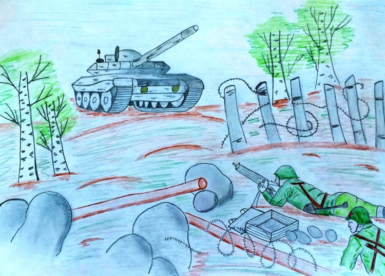 Рисунки на тему битва за сталинград легкие (50 фото)