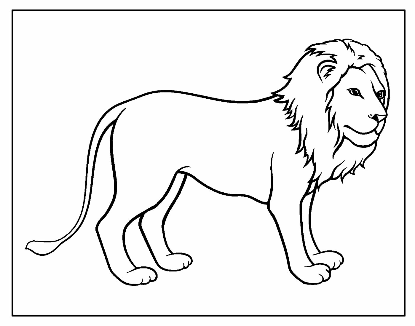 Раскраска Львов для детей