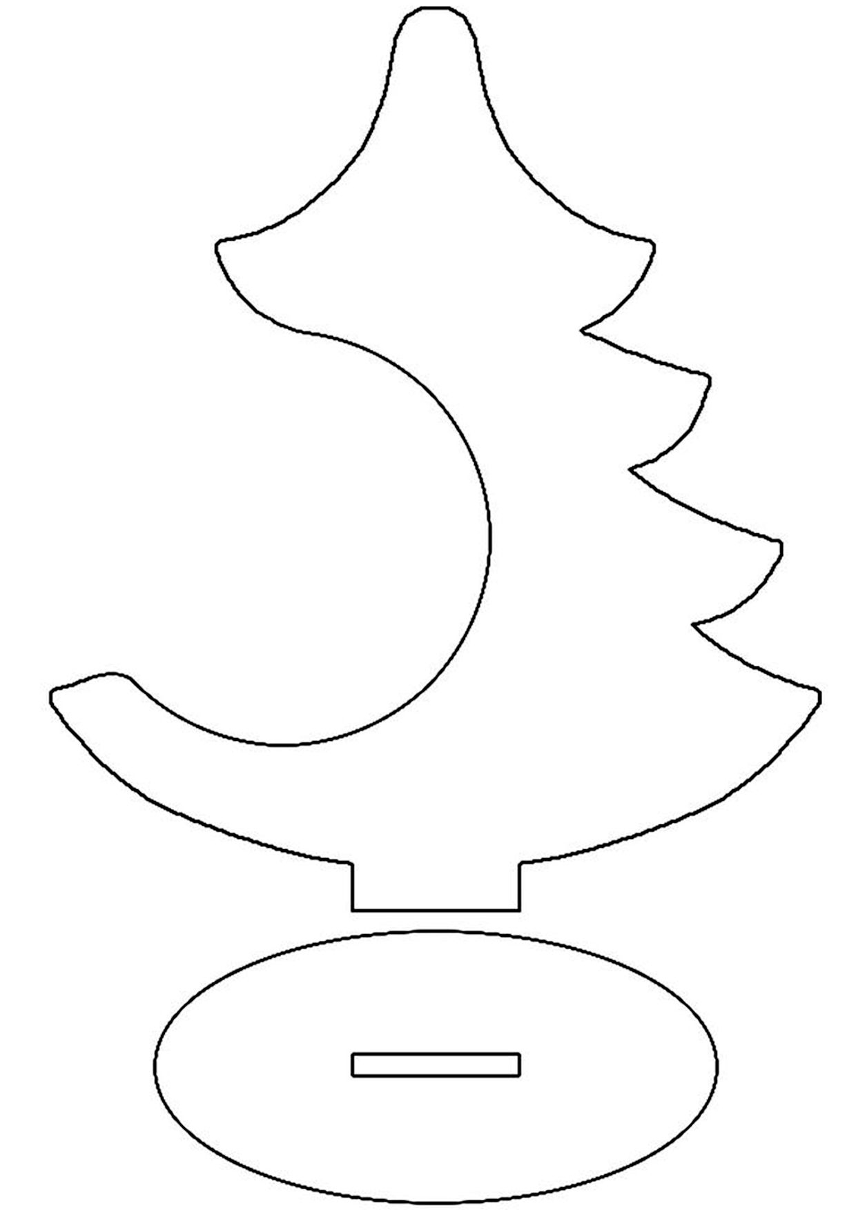 Как сделать силуэт елки из бумаги своими руками: силуэты елей и новогодних елок из картона