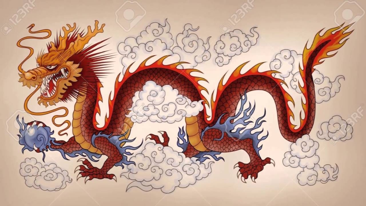 Китайский дракон летит