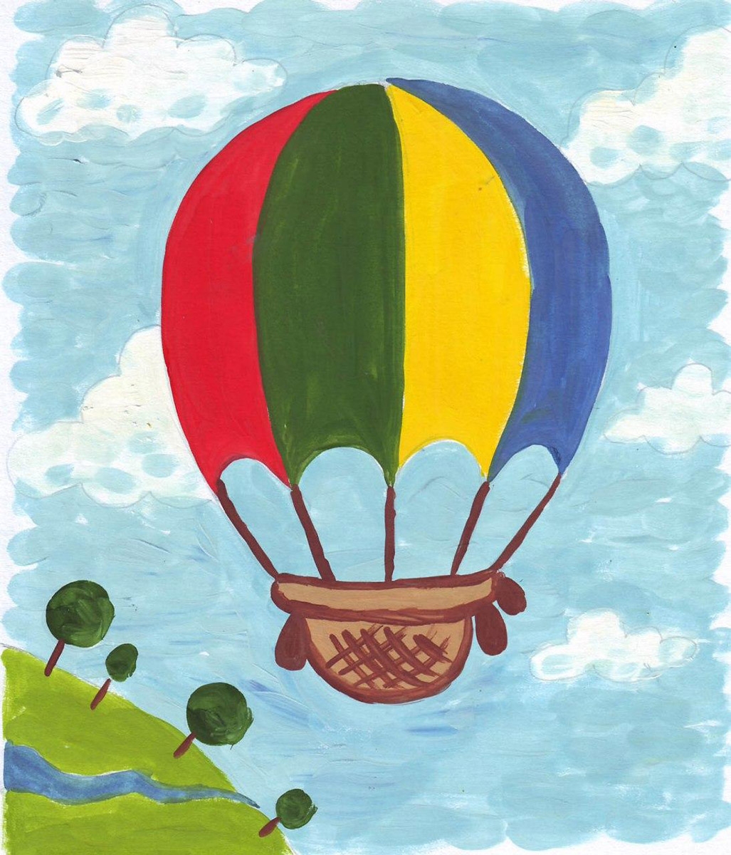 Раскраска Воздушные шарики Распечатать бесплатно