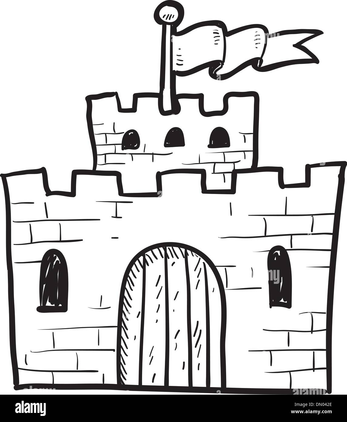 Замок Форт иллюстрация